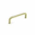 Berenson 3 in. Zurich Wire Pull - Satin Brass BE6163 2SB